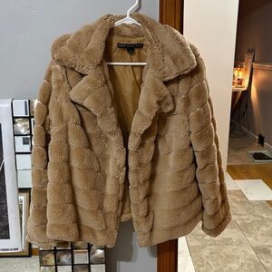 HYPVE Plush Brown Teddy Jacket